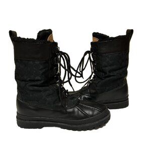 Coach Laura 8CM Signature C/Aniline Calf Boots
